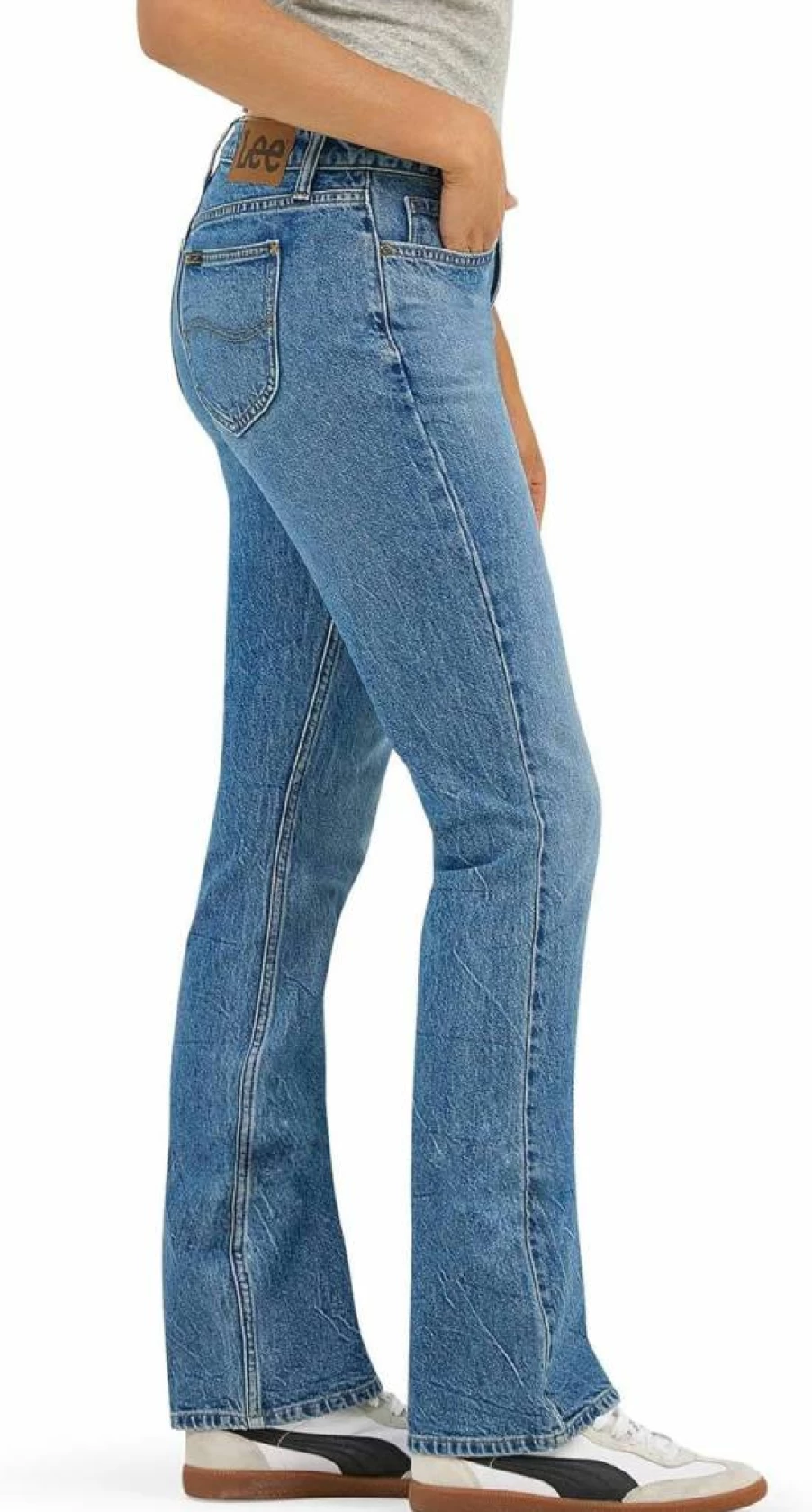 Lee Women's Bootcut Jeans - Classic Fit Stretch Denim Pants for Women