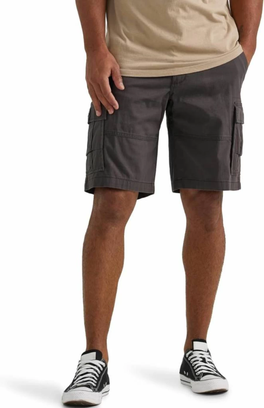Lee Men's Extreme Motion Relaxed Fit Cargo Shorts with Multiple Pockets
