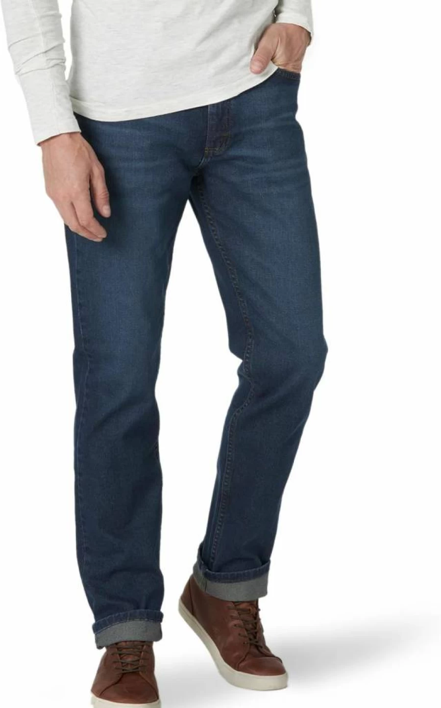 Lee Men's Athletic Taper Jeans - Legendary Fit Stretch Denim Pants for Comfort & Style