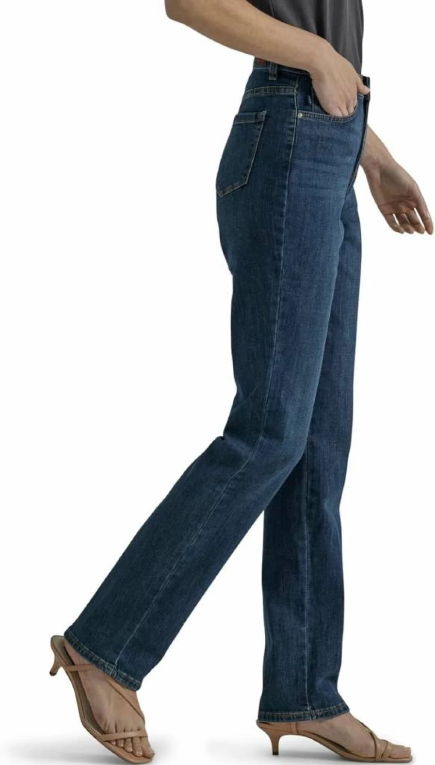 Lee Women's Monroe Straight Leg Jeans - Classic Relaxed Fit for Comfort & Style