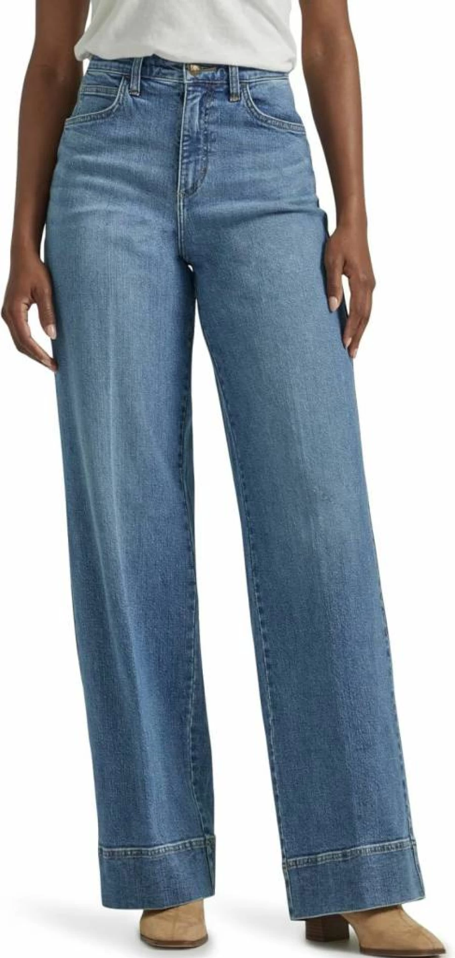Lee Women's High Rise Bootcut Jeans - Legendary Fit Stretch Denim Pants