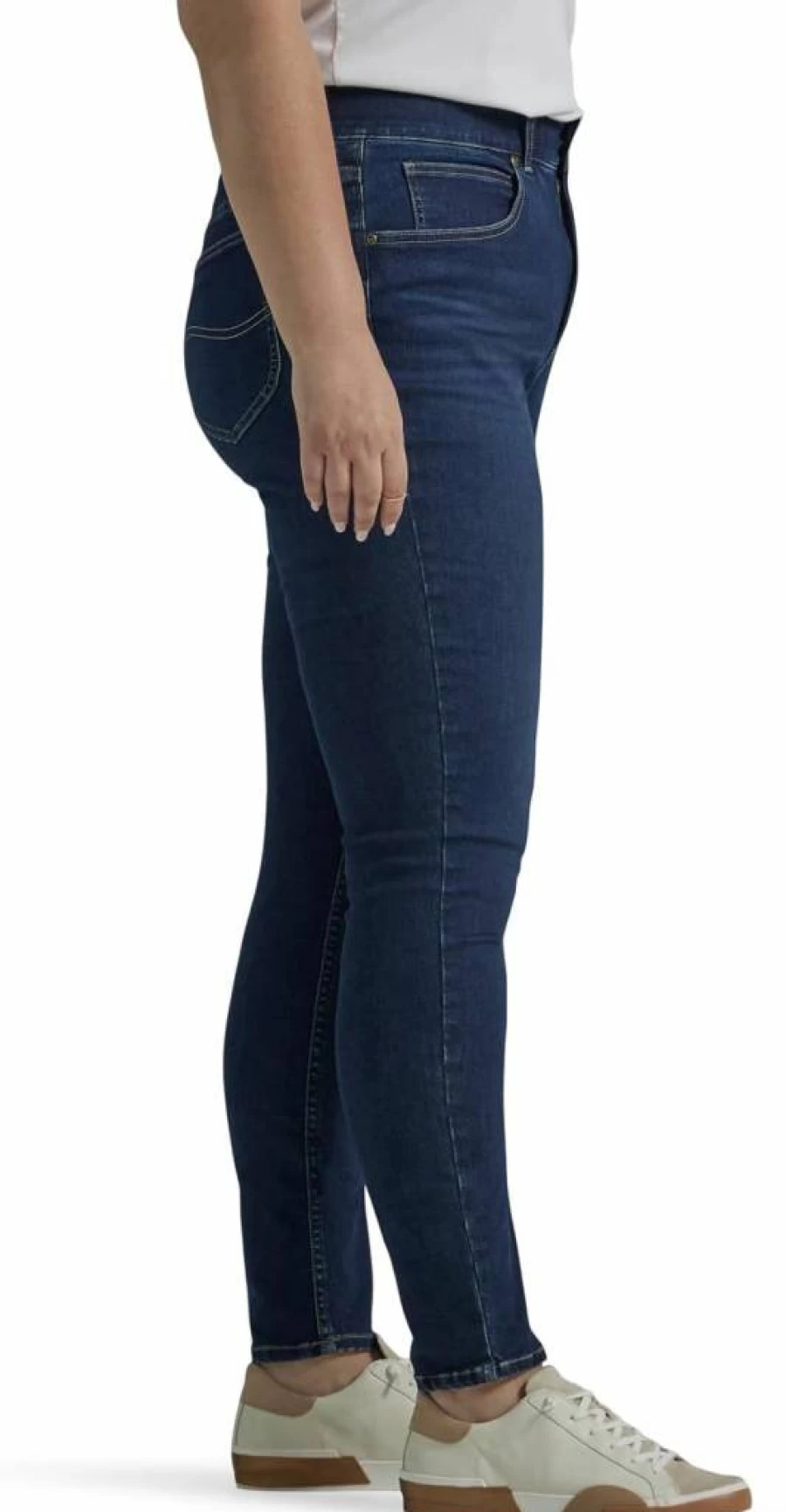 Lee Women's Plus Size Ultra Lux Comfort Flex Motion Skinny Jeans with Ever Fit Technology