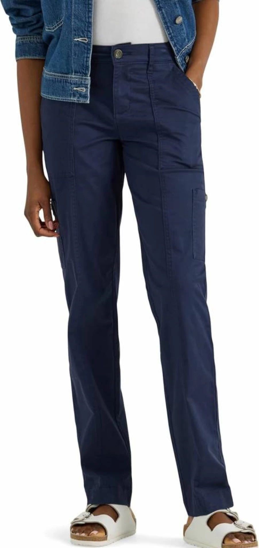 Lee Women's Flex-To-Go Utility Pant - Ultra Lux Comfort Stretch Pants for Everyday Wear