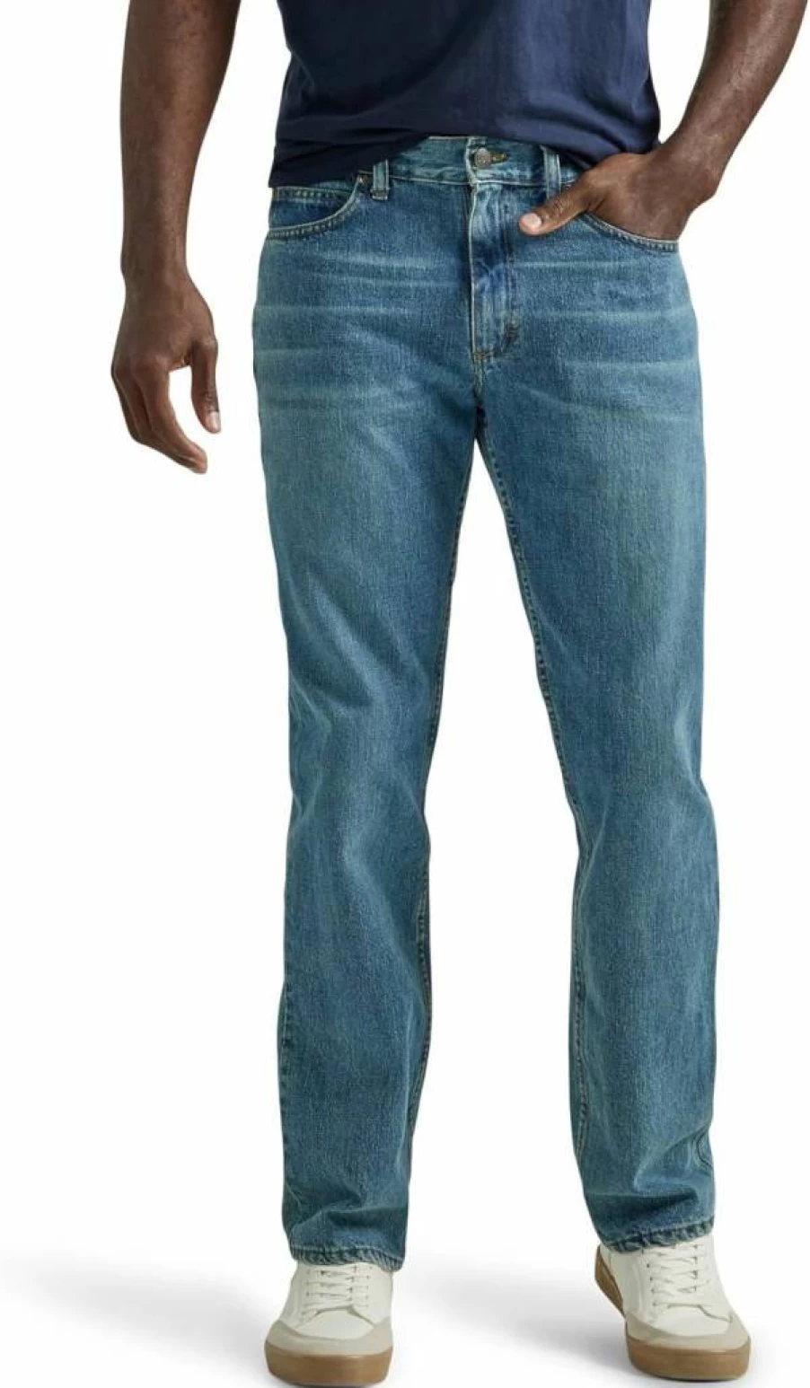Lee Men's Classic Straight Fit Jeans - Legendary Regular Denim Pants for Men