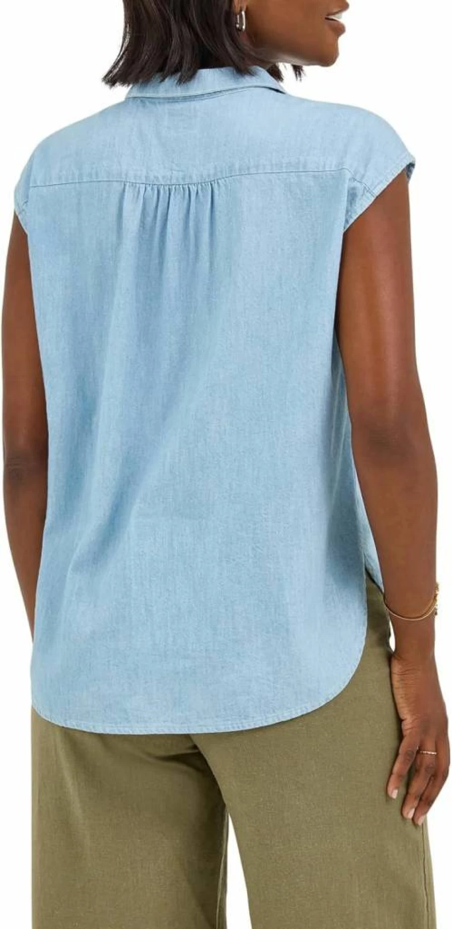 Lee Women's Classic Cap Sleeve T-Shirt - Comfortable Casual Short Sleeve Top