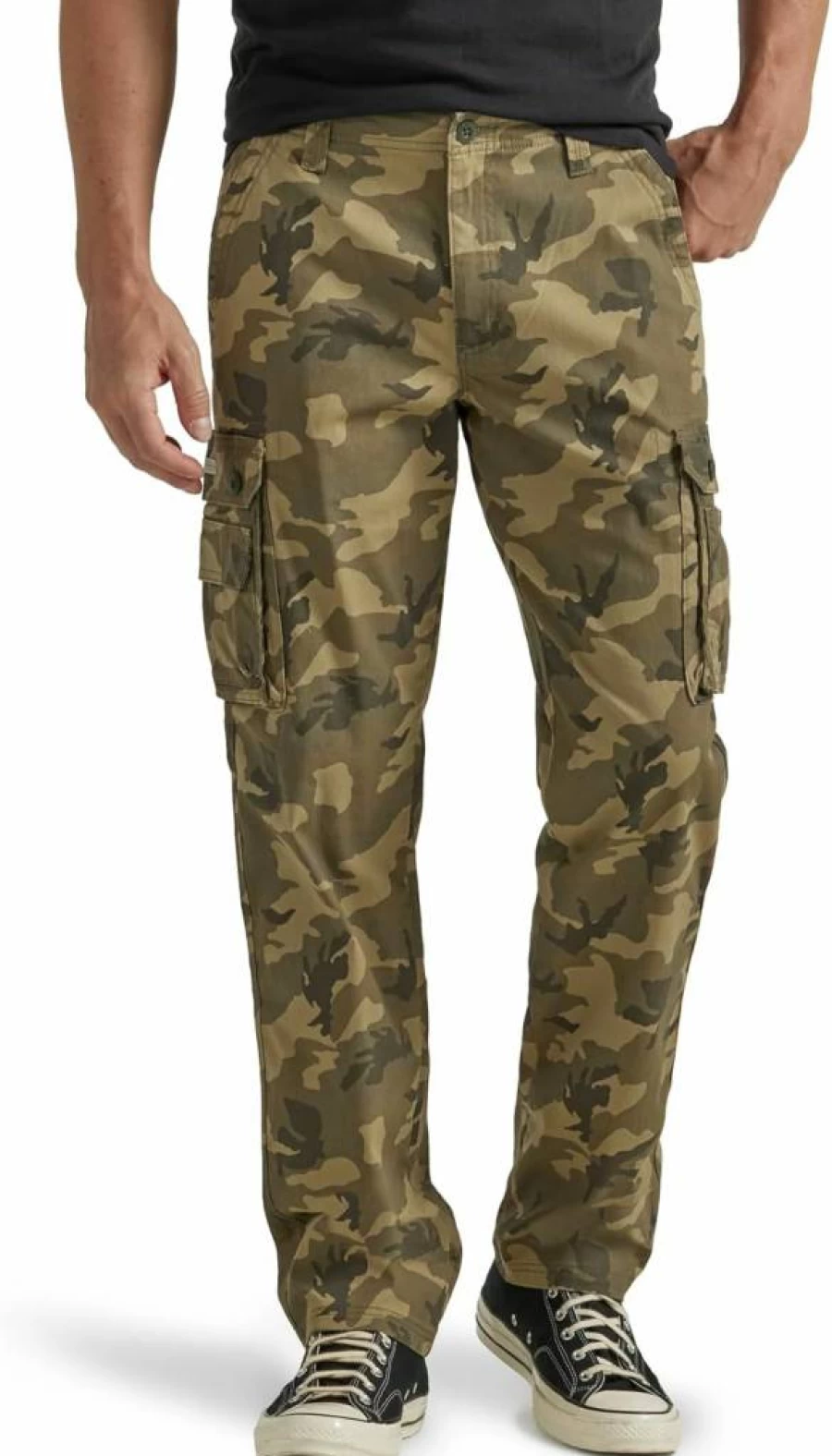 Lee Men's Wyoming Relaxed Fit Cargo Pants - Durable Work & Outdoor Tactical Trousers