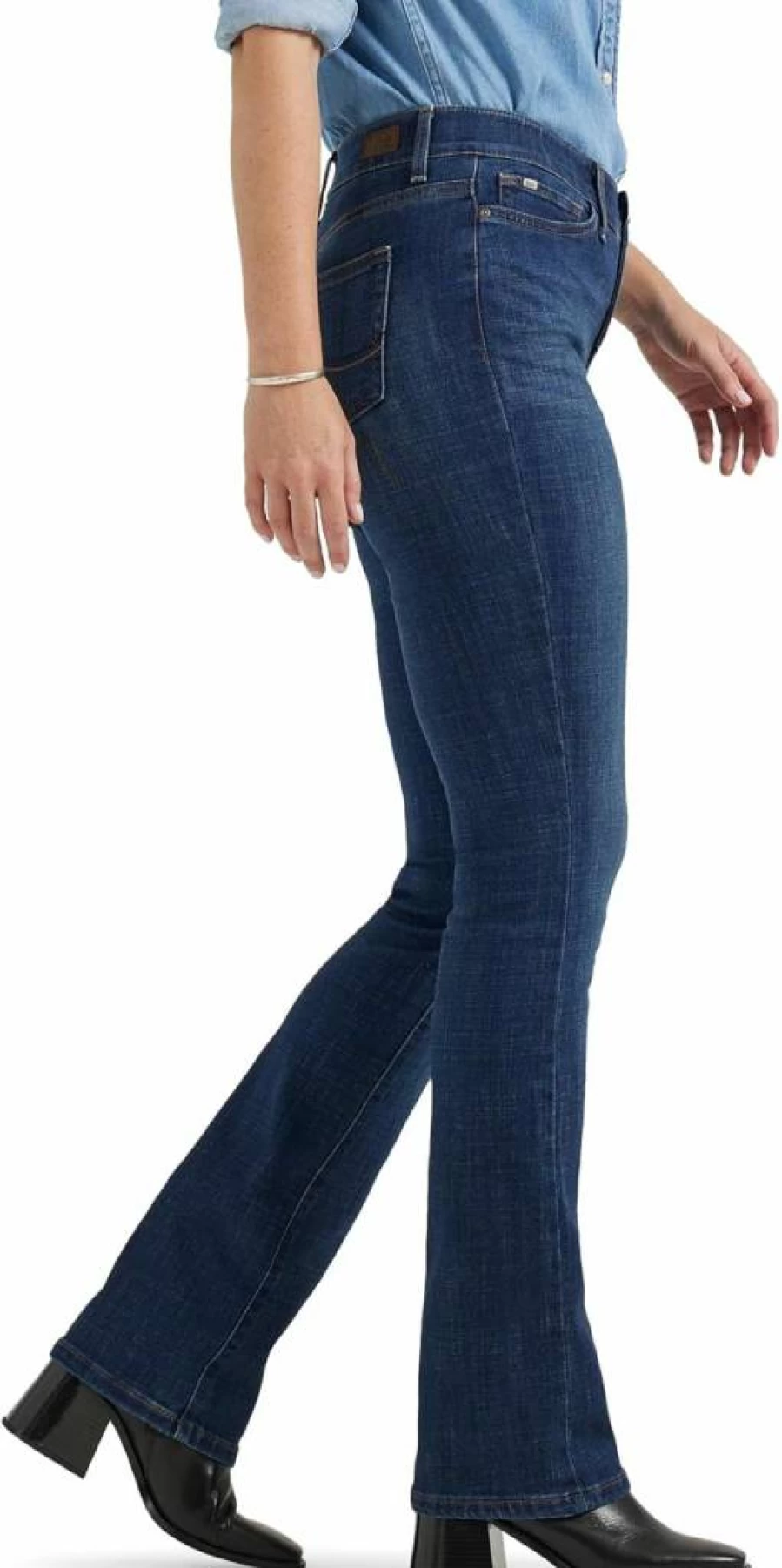 Lee Women's Ultra Lux Comfort Flex Motion Bootcut Jeans - Stretch Denim Pants for Women