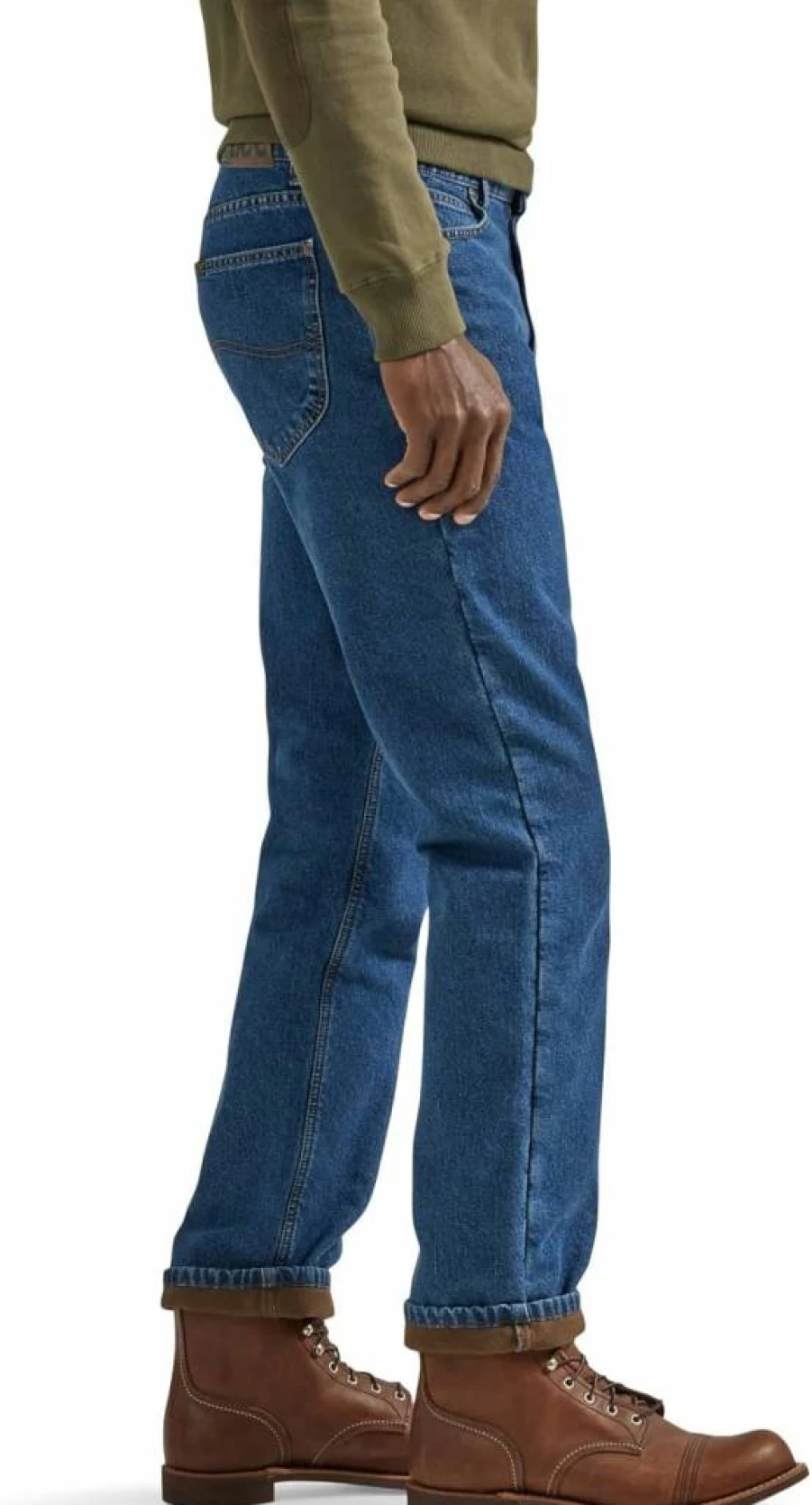 Lee Men's Relaxed Straight Fit Jeans - Classic Comfort Denim Pants for Men