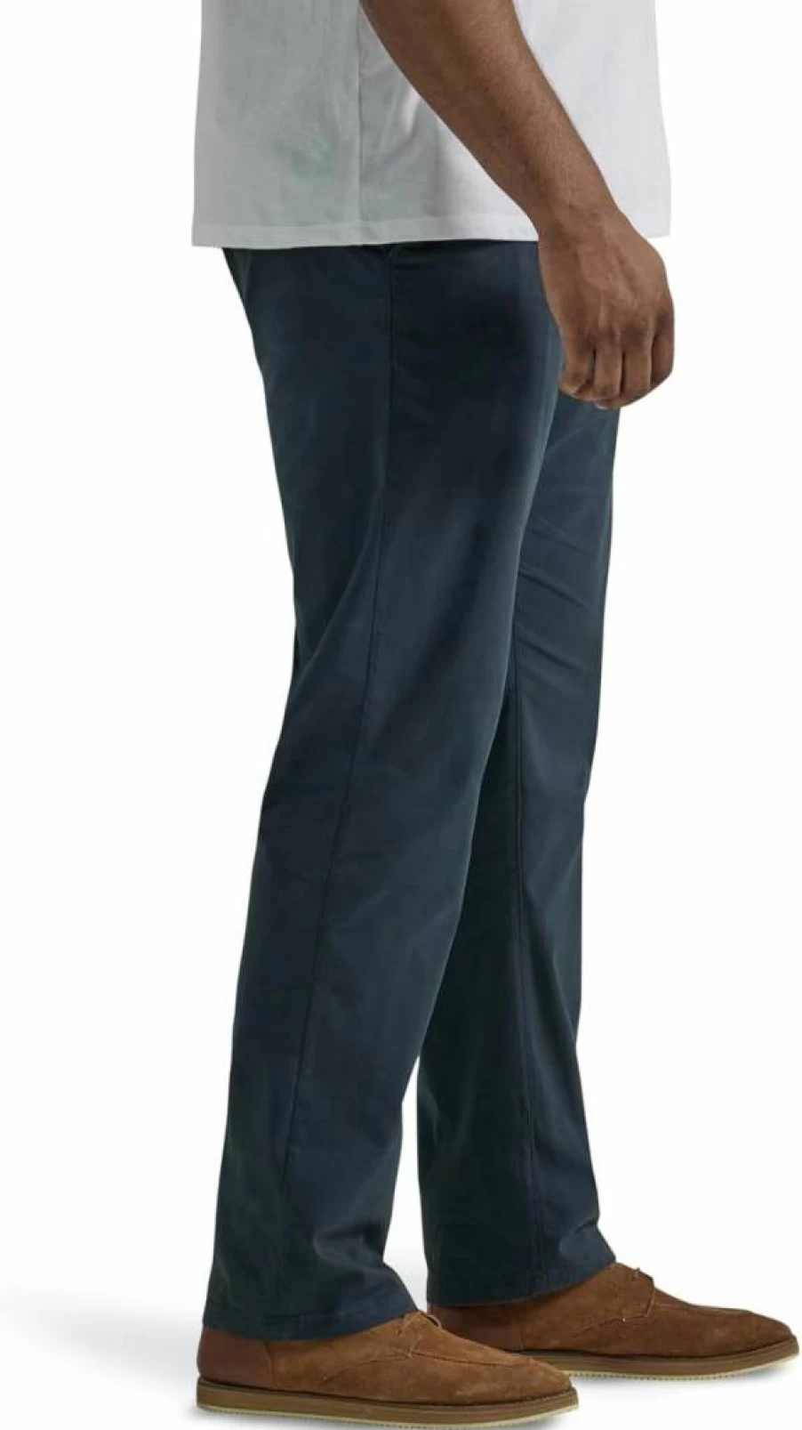 Lee Men's Big & Tall Straight Fit Comfort Stretch Flat Front Pants