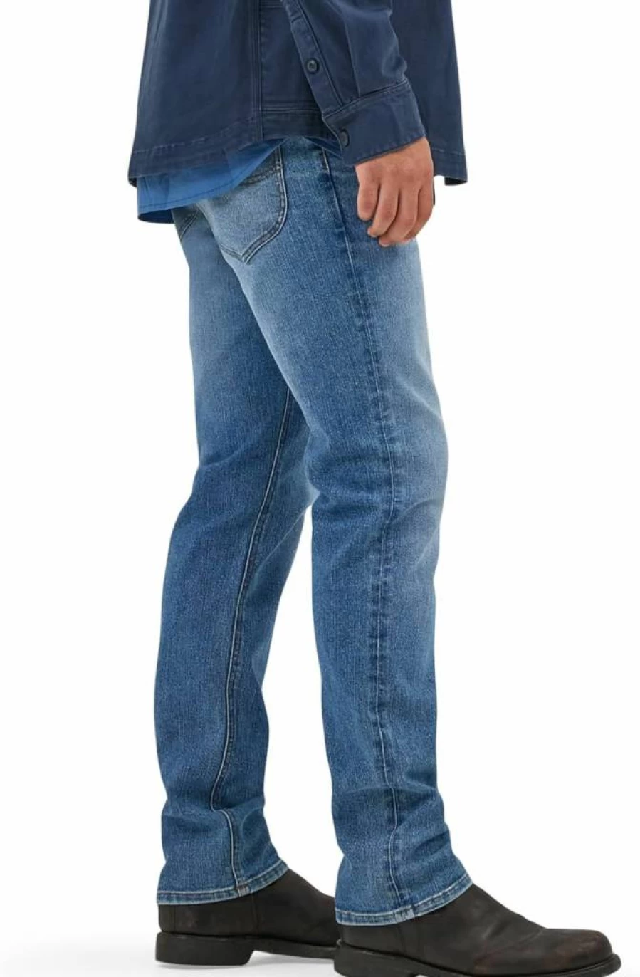 Lee Men's X-Move Regular Straight Fit Stretch Denim Jeans for Comfort & Mobility