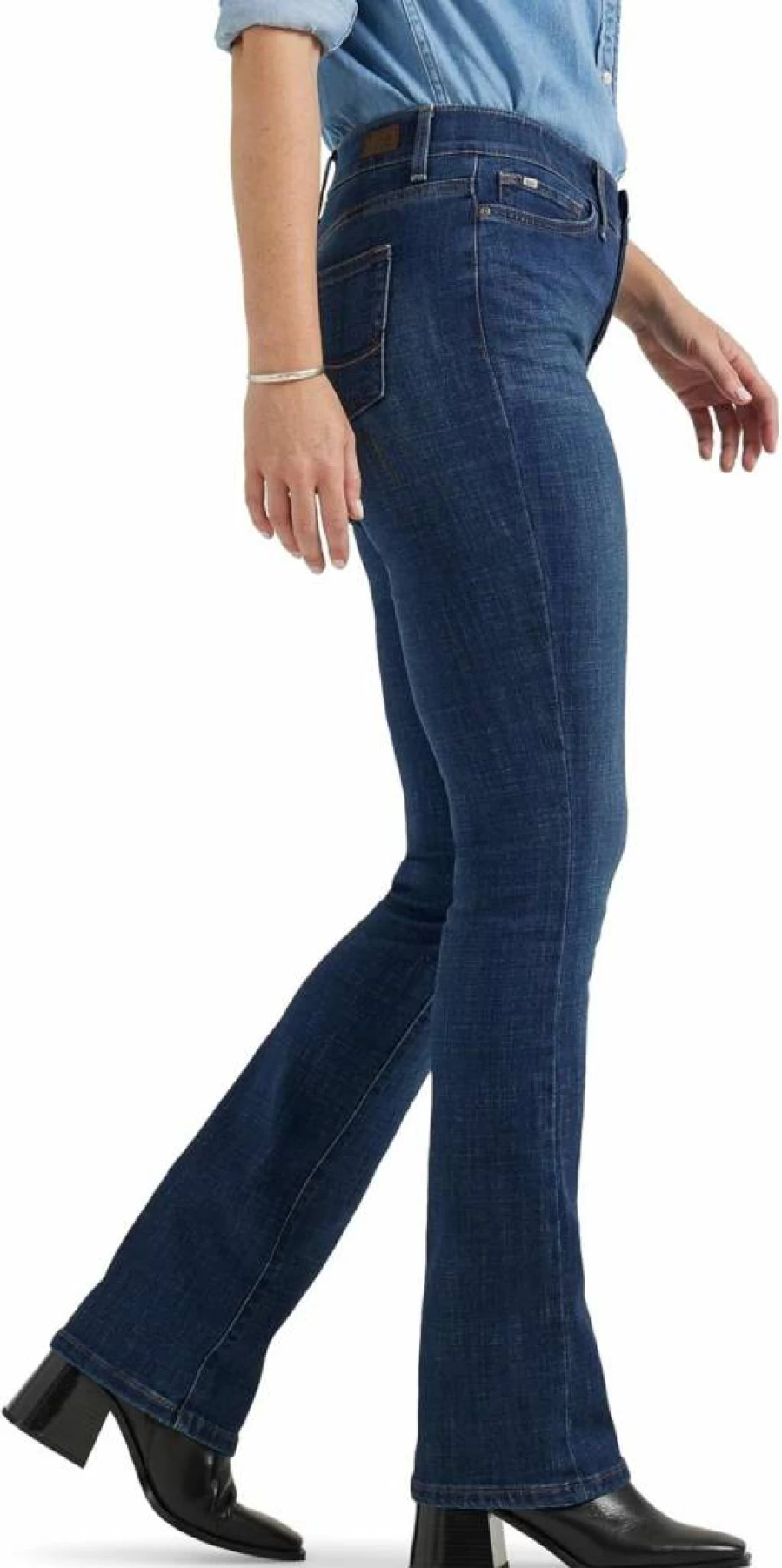 Lee Women's Ultra Lux Comfort Flex Motion Bootcut Jeans - Stretch Denim Pants for Women