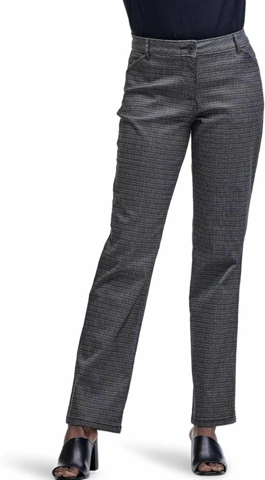 Lee Women's Straight Leg Relaxed Fit Comfortable All-Day Wear Pants