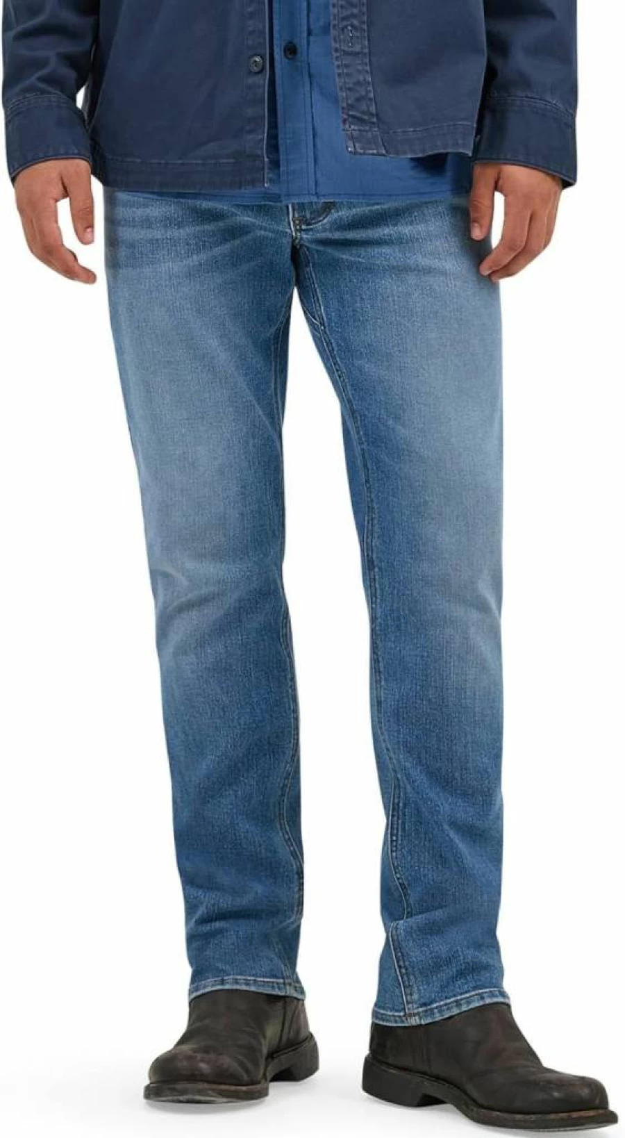 Lee Men's X-Move Regular Straight Fit Stretch Denim Jeans for Comfort & Mobility
