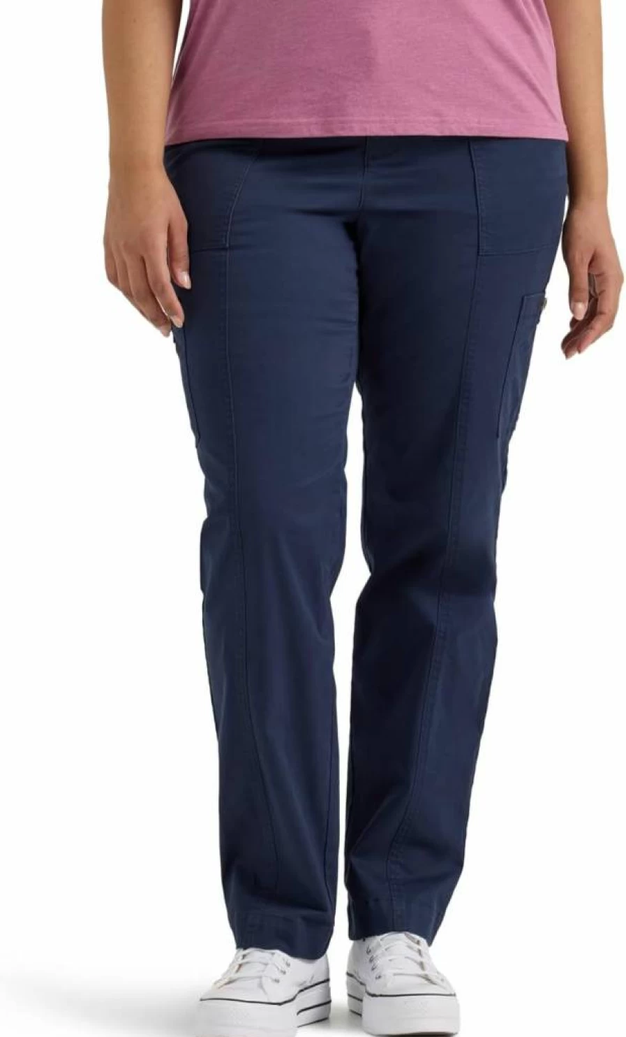 Lee Women's Plus Size Utility Pants with Flex-To-Go Comfort & Ultra Lux Fit