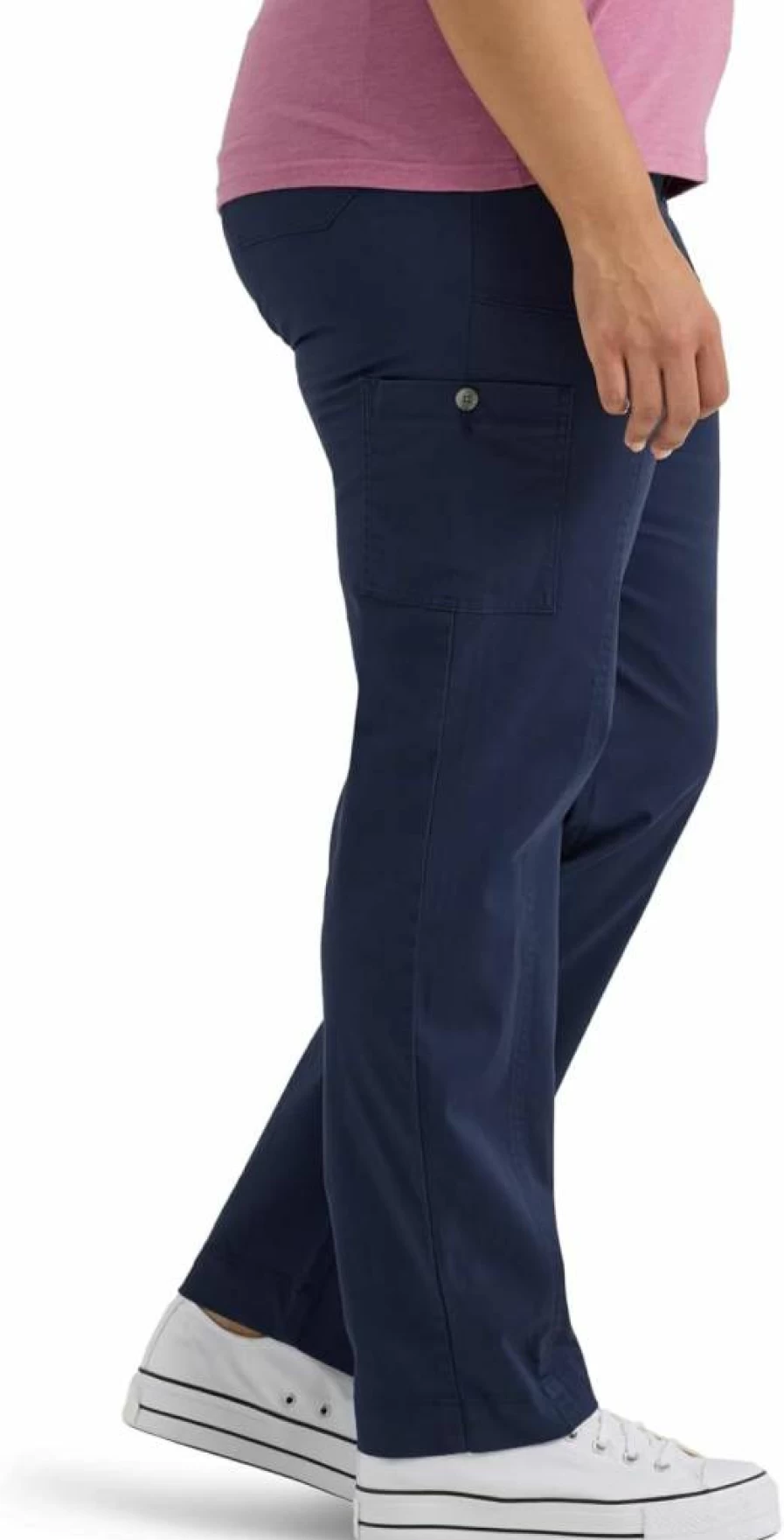 Lee Women's Plus Size Utility Pants with Flex-To-Go Comfort & Ultra Lux Fit