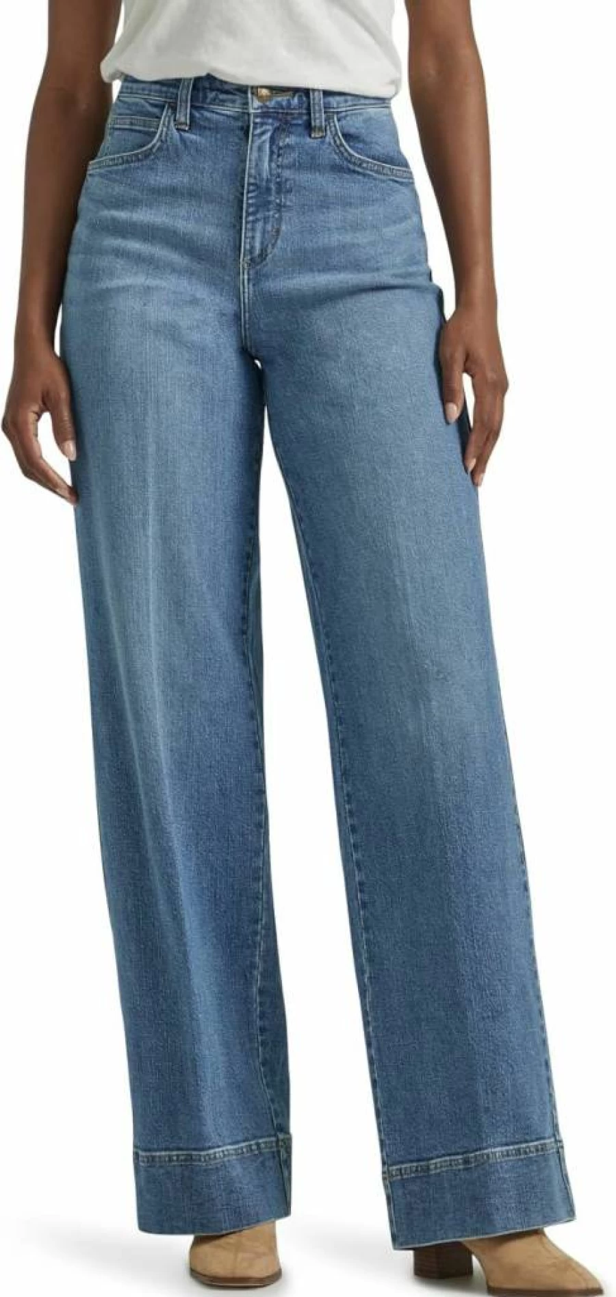 Lee Women's High Rise Bootcut Jeans - Legendary Fit Stretch Denim Pants