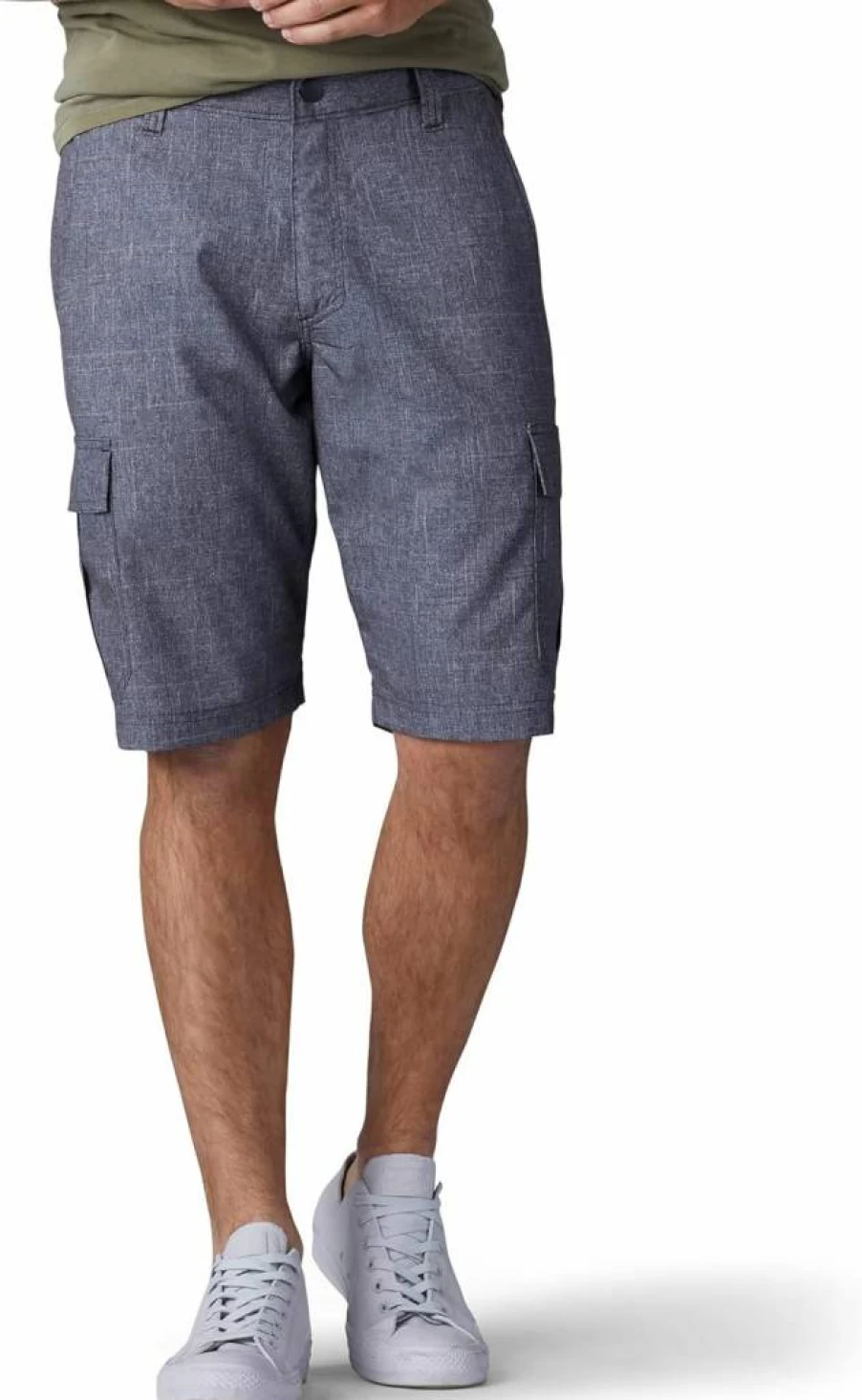 Lee Men's Big & Tall Cargo Shorts - Durable Performance Work Shorts for Men