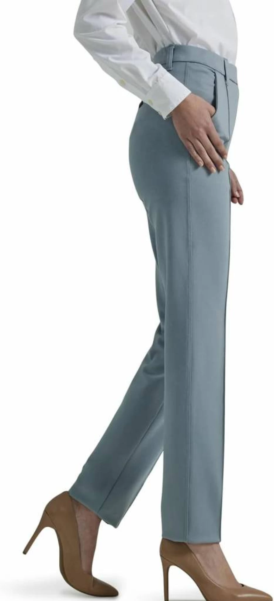 Lee Women's Ultra Lux Comfort Straight Leg Pants - Soft Everyday Wear Stretch Denim